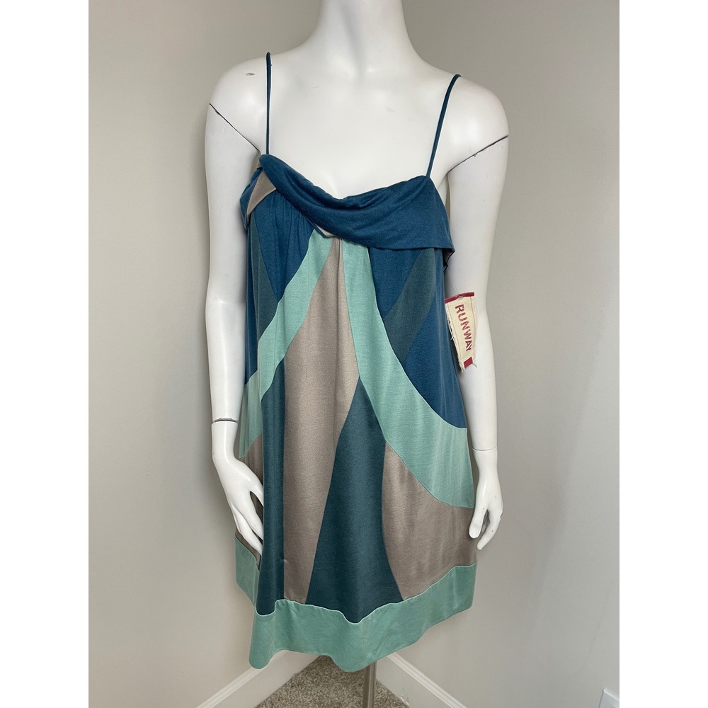 BCBG Max Azria Runway Limited Edition 2008 Babydoll Y2K Mini Dress XS NWT